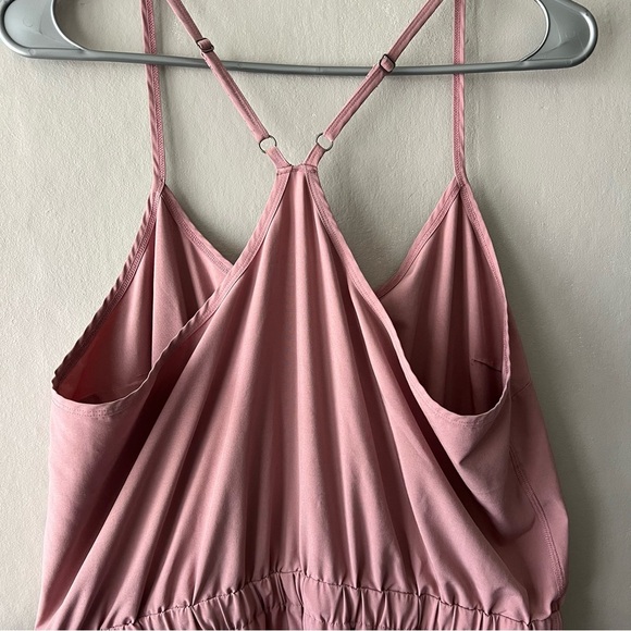 Abercrombie & Fitch Pink Mauve Jumpsuit Size Large - Picture 7 of 8
